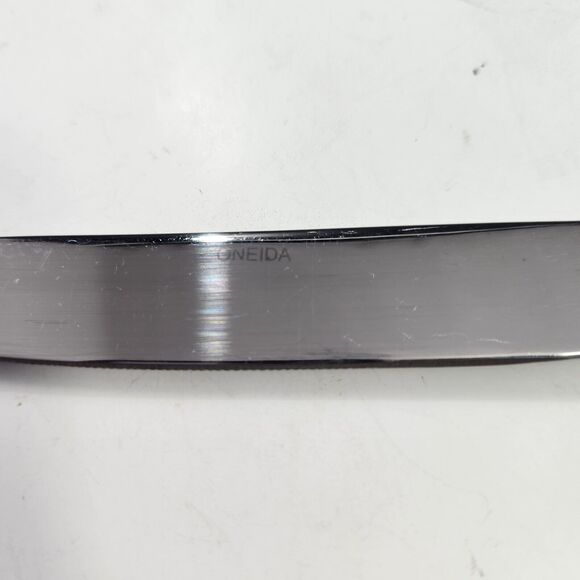 ONEIDA Set 6 Dinner Butter Knives BELMONT LYONS Pattern Stainless Flatware Knife - Picture 3 of 6